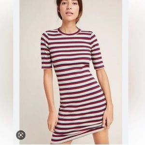 Anthropologie Stateside Ribbed Striped Dress